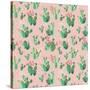 Cactus Pattern-Kimberly Allen-Stretched Canvas