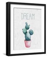 Cactus Pink 1-Kimberly Allen-Framed Art Print