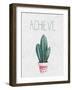 Cactus Pink 3-Kimberly Allen-Framed Art Print