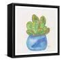 Cactus Pot I-Beverly Dyer-Framed Stretched Canvas