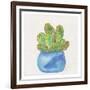 Cactus Pot I-Beverly Dyer-Framed Art Print