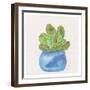 Cactus Pot I-Beverly Dyer-Framed Art Print