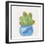 Cactus Pot I-Beverly Dyer-Framed Art Print