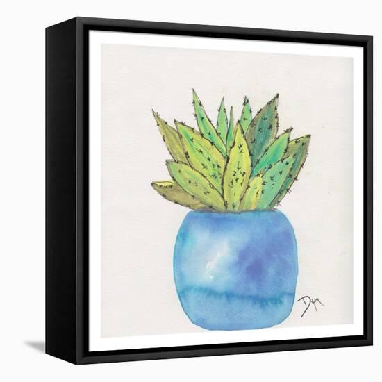 Cactus Pot II-Beverly Dyer-Framed Stretched Canvas