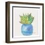 Cactus Pot II-Beverly Dyer-Framed Art Print