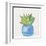 Cactus Pot II-Beverly Dyer-Framed Art Print