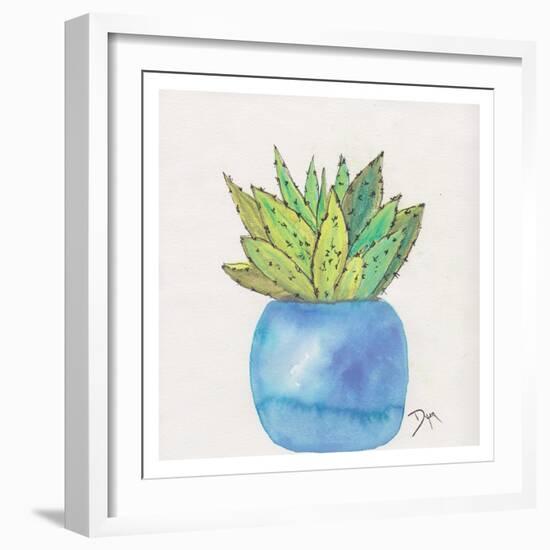 Cactus Pot II-Beverly Dyer-Framed Art Print