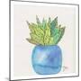 Cactus Pot II-Beverly Dyer-Mounted Art Print