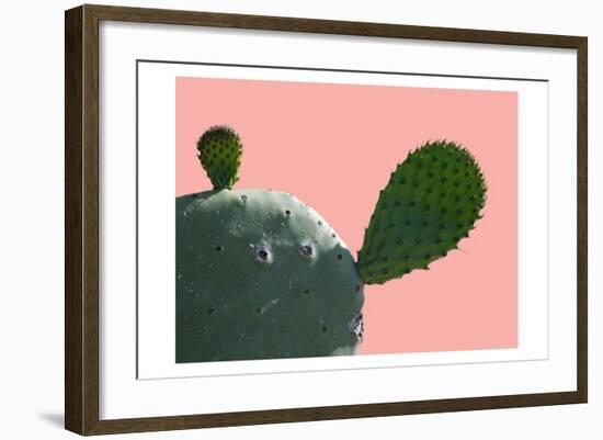 Cactus Slice 1-Sheldon Lewis-Framed Art Print