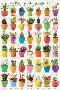 Cactus & Succulents Collage-null-Lamina Framed Poster