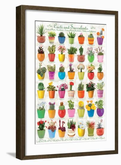 Cactus & Succulents-null-Framed Art Print