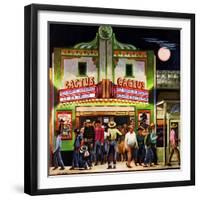 "Cactus Theater," September 18, 1948-John Falter-Framed Giclee Print