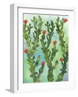 Cactus Vines-Bee Sturgis-Framed Art Print