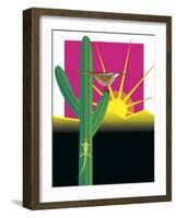 Cactus Wren-Marie Sansone-Framed Giclee Print