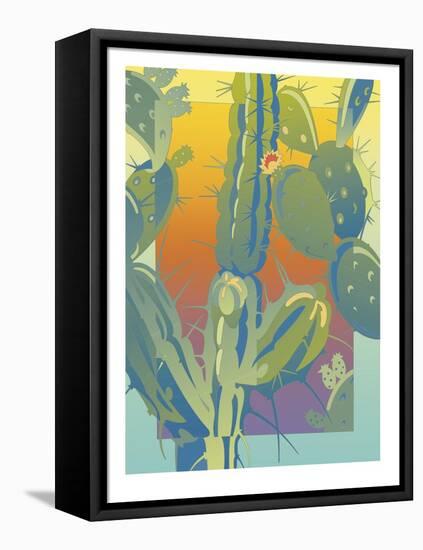 Cactus-David Chestnutt-Framed Stretched Canvas