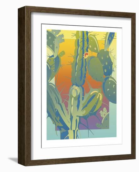 Cactus-David Chestnutt-Framed Premium Giclee Print