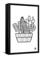 Cactus-Jane Foster-Framed Stretched Canvas