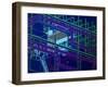 CAD Display of Ventilation for Underground Site-David Parker-Framed Photographic Print