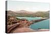 Cadair Idris and Barmouth Bridge, Pub. C.1900-null-Stretched Canvas