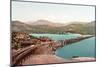 Cadair Idris and Barmouth Bridge, Pub. C.1900-null-Mounted Giclee Print