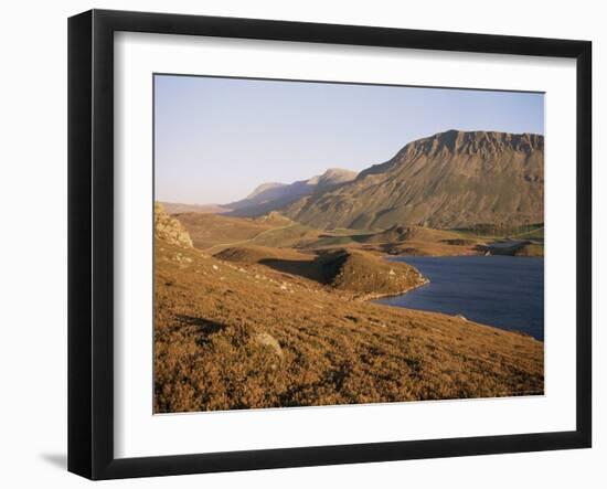 Cadair Idris Mountain and Gregennen Lake, National Trust Area, Snowdonia National Park, Wales-Duncan Maxwell-Framed Photographic Print