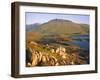 Cadair Idris Mountain and Gregennen Lake (National Trust), Snowdonia National Park, Gwynedd-Duncan Maxwell-Framed Photographic Print