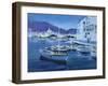 Cadaques Evening (W/C on Paper)-Laurence Fish-Framed Giclee Print
