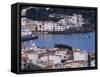 Cadaques, Mediterranean Harbour Town, Catalunya, Spain-Christian Kober-Framed Stretched Canvas