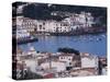 Cadaques, Mediterranean Harbour Town, Catalunya, Spain-Christian Kober-Stretched Canvas