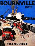 Cadbury Chocolate Transported By Steam Ship, Trains, Railcars & Trucks Cadbury's Of Birmingham-Cadbury-Art Print