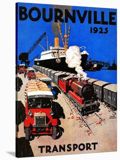 Cadbury Chocolate Transported By Steam Ship, Trains, Railcars & Trucks Cadbury's Of Birmingham-Cadbury-Stretched Canvas