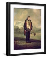 Caddie Willie at Bruntsfield, Edinburgh, 1824-C.H Robertson-Framed Giclee Print