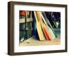 Caddo Canoes 2-Sonja Quintero-Framed Photographic Print