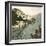 Cadenabbia (Italy), the Village Seen from Lake Como, Circa 1890-Leon, Levy et Fils-Framed Photographic Print