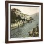 Cadenabbia (Italy), the Village Seen from Lake Como, Circa 1890-Leon, Levy et Fils-Framed Photographic Print