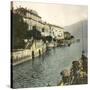 Cadenabbia (Italy), the Village Seen from Lake Como, Circa 1890-Leon, Levy et Fils-Stretched Canvas