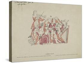 Cadenza Ad Lib, 1921 (Colour Litho)-John Northcote Nash-Stretched Canvas