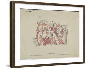 Cadenza Ad Lib, 1921 (Colour Litho)-John Northcote Nash-Framed Giclee Print