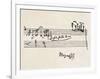 Cadenza, with Mozarts Signature-null-Framed Photographic Print