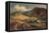 Cader Idris, from Barmouth Sands, c1833-John Sell Cotman-Framed Stretched Canvas
