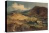 Cader Idris, from Barmouth Sands, c1833-John Sell Cotman-Stretched Canvas