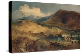 Cader Idris, from Barmouth Sands, c1833-John Sell Cotman-Stretched Canvas