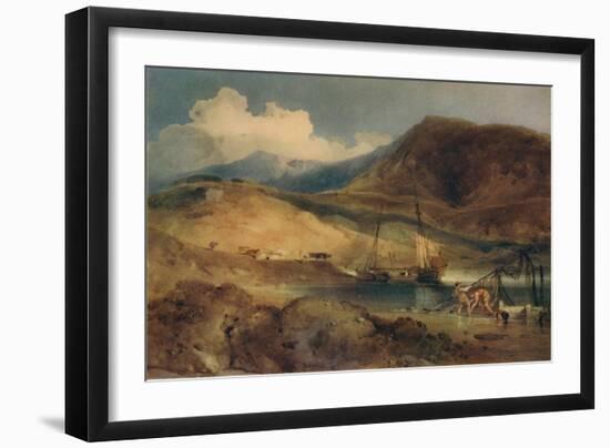 Cader Idris, from Barmouth Sands, c1833-John Sell Cotman-Framed Giclee Print