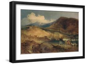 Cader Idris, from Barmouth Sands, c1833-John Sell Cotman-Framed Giclee Print