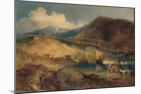 Cader Idris, from Barmouth Sands, c1833-John Sell Cotman-Mounted Giclee Print