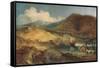 'Cader Idris, from Barmouth Sands', c19th century-John Sell Cotman-Framed Stretched Canvas