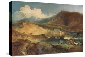 'Cader Idris, from Barmouth Sands', c19th century-John Sell Cotman-Stretched Canvas