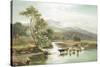 Cader Idris from the River Mawddach-Sidney Richard Percy-Stretched Canvas