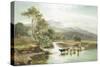 Cader Idris from the River Mawddach-Sidney Richard Percy-Stretched Canvas