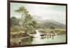 Cader Idris from the River Mawddach-Sidney Richard Percy-Framed Giclee Print